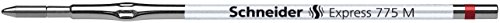 Schneider Schreibgeräte Kugelschreibermine EXPRESS 775 M, rot, ISO 12757-2 H dokumentenecht von Schneider Schreibgeräte