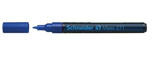 Schneider Schreibgeräte Lackmarker Maxx 270, 1-3 mm, blau von Schneider