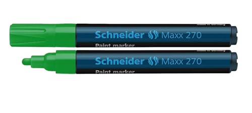 Schneider Schreibgeräte Lackmarker Maxx 270, 1-3 mm, grün von Schneider