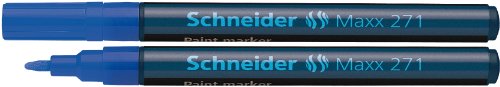 Schneider Schreibgeräte Lackmarker Maxx 271, 1-2 mm, blau von Schneider