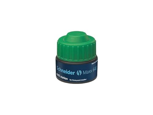 Schneider Schreibgeräte Refill station Maxx 640, Nachfülltinte für Marker Maxx 130/133, 30 ml, grün von Schneider