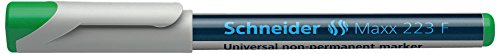 Schneider Schreibgeräte Universalmarker non-permanent Maxx 223 F, 0,7 mm, grün von Schneider