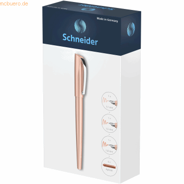 Schneider Schreibgeräteset Füller Callissima apricot von Schneider