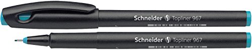 Schneider Topliner 967 Fineliner (Strichstärke 0,4 mm) 1 Stück hellblau von Schneider
