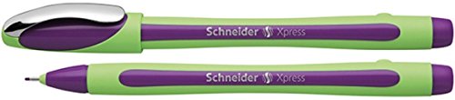 Schneider Xpress Fineliner (Strichstärke 0,8 mm, dokumentenecht) violett von Schneider