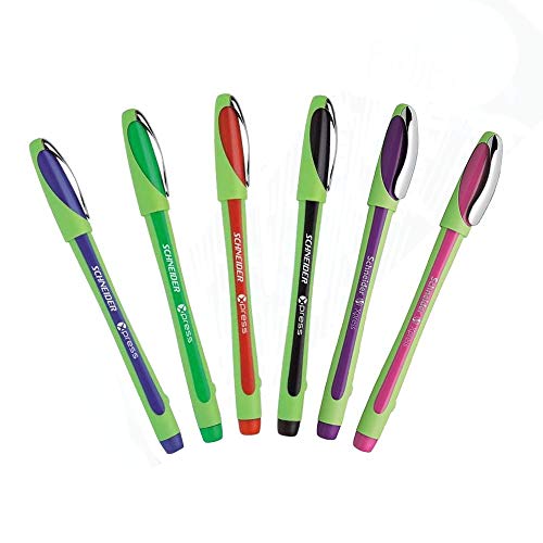 Schneider Xpress dokumentenechte Fineliner 0,8mm | Alle 6 Farben Geschenk - / Sparset von Schneider