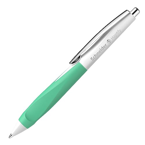 Schneider kugelschreiber Haptify gummi grün/weiß/blau von Schneider