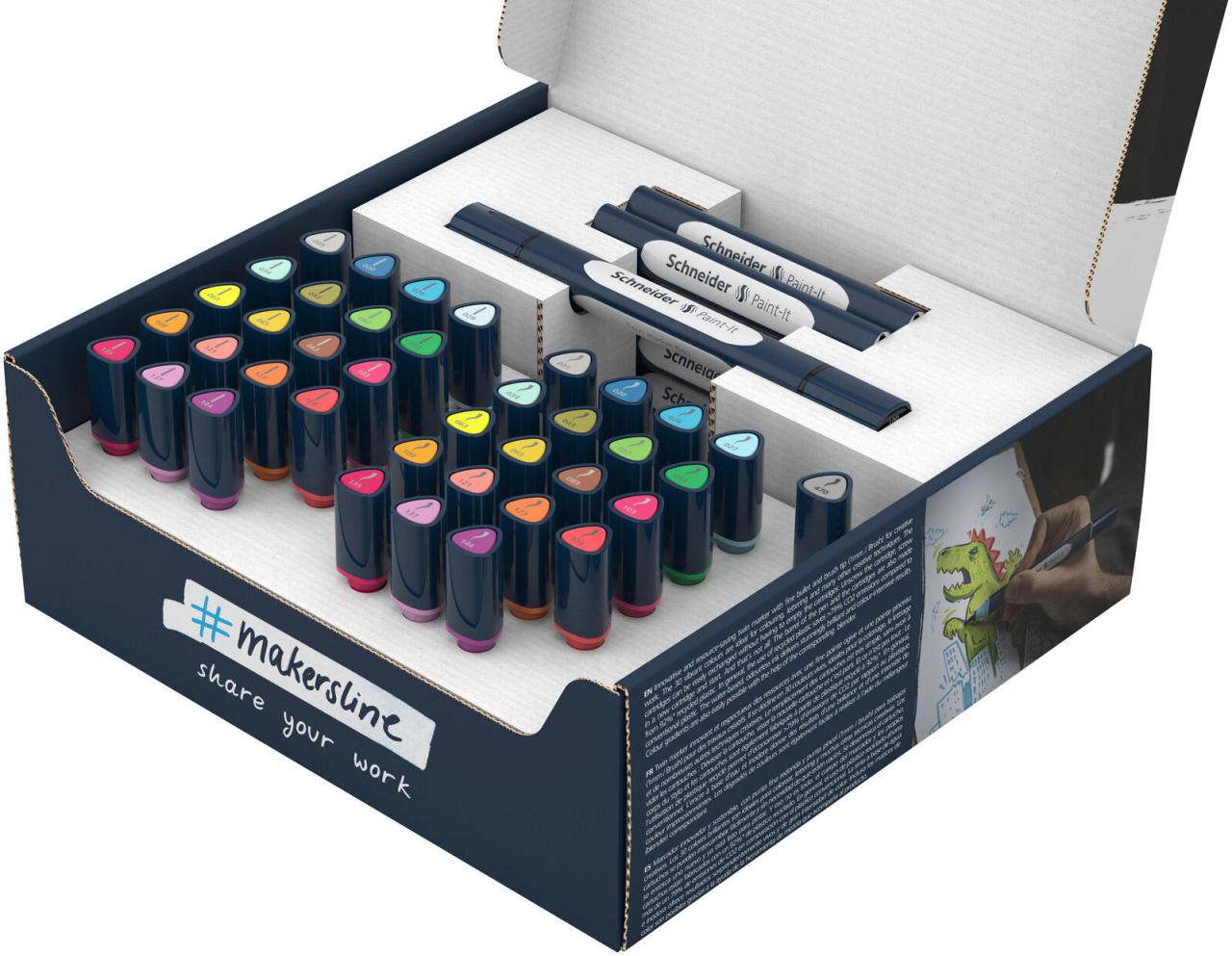 Schneider Brush-Pens Mehrfarbig Schneider Brush-Pens Mehrfarbig von Schneider