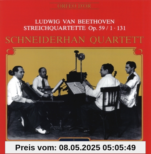Streichquartette F-Dur Op. 59, 1 von Schneiderhan-Quartett