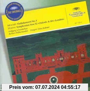 Mozarts Violinkonzert No.4 / Haydns Symphonien No.92 Oxford & No.104 London von Schneiderhan