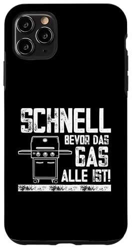 Schnell Gas Grillen Vatertag Spruch Für Männer Humor Papa Hülle für iPhone 11 Pro Max von Schnell Gas Grillen Vatertag Geschenk Papa