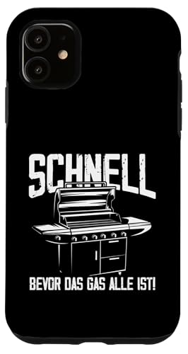 Schnell Gas Grillen Vatertag Spruch Für Männer Humor Papa Hülle für iPhone 11 von Schnell Gas Grillen Vatertag Geschenk Papa