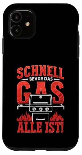 Schnell Gas Grillen Vatertag Spruch Für Männer Humor Papa Hülle für iPhone 11 von Schnell Gas Grillen Vatertag Geschenk Papa