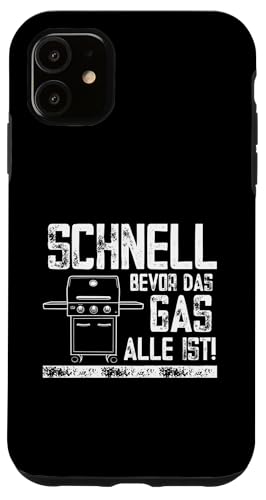 Schnell Gas Grillen Vatertag Spruch Für Männer Humor Papa Hülle für iPhone 11 von Schnell Gas Grillen Vatertag Geschenk Papa