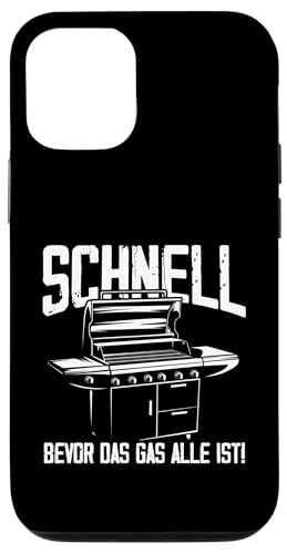 Schnell Gas Grillen Vatertag Spruch Für Männer Humor Papa Hülle für iPhone 12/12 Pro von Schnell Gas Grillen Vatertag Geschenk Papa