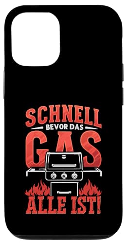 Schnell Gas Grillen Vatertag Spruch Für Männer Humor Papa Hülle für iPhone 12/12 Pro von Schnell Gas Grillen Vatertag Geschenk Papa