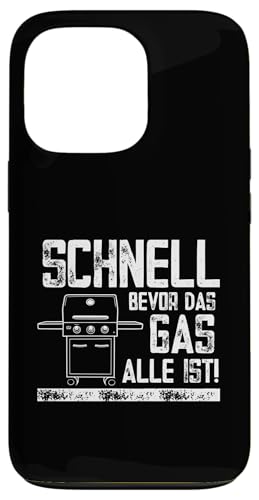 Schnell Gas Grillen Vatertag Spruch Für Männer Humor Papa Hülle für iPhone 13 Pro von Schnell Gas Grillen Vatertag Geschenk Papa