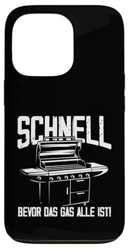 Schnell Gas Grillen Vatertag Spruch Für Männer Humor Papa Hülle für iPhone 13 Pro von Schnell Gas Grillen Vatertag Geschenk Papa