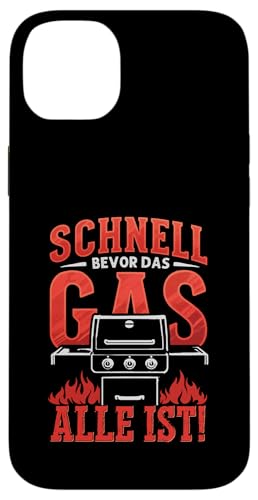 Schnell Gas Grillen Vatertag Spruch Für Männer Humor Papa Hülle für iPhone 14 Plus von Schnell Gas Grillen Vatertag Geschenk Papa