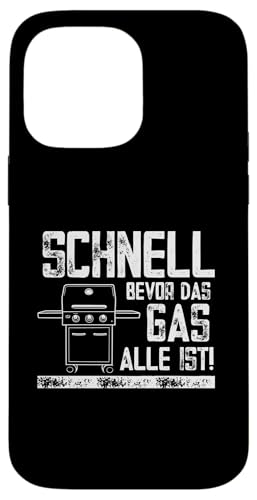 Schnell Gas Grillen Vatertag Spruch Für Männer Humor Papa Hülle für iPhone 14 Pro Max von Schnell Gas Grillen Vatertag Geschenk Papa