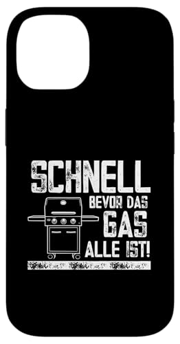 Schnell Gas Grillen Vatertag Spruch Für Männer Humor Papa Hülle für iPhone 14 von Schnell Gas Grillen Vatertag Geschenk Papa