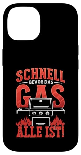 Schnell Gas Grillen Vatertag Spruch Für Männer Humor Papa Hülle für iPhone 14 von Schnell Gas Grillen Vatertag Geschenk Papa