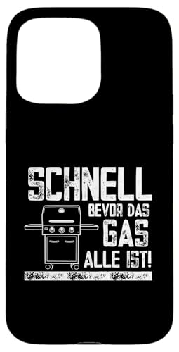 Schnell Gas Grillen Vatertag Spruch Für Männer Humor Papa Hülle für iPhone 15 Pro Max von Schnell Gas Grillen Vatertag Geschenk Papa