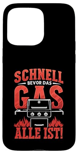Schnell Gas Grillen Vatertag Spruch Für Männer Humor Papa Hülle für iPhone 15 Pro Max von Schnell Gas Grillen Vatertag Geschenk Papa