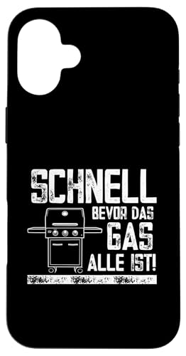 Schnell Gas Grillen Vatertag Spruch Für Männer Humor Papa Hülle für iPhone 16 Plus von Schnell Gas Grillen Vatertag Geschenk Papa