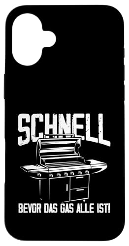 Schnell Gas Grillen Vatertag Spruch Für Männer Humor Papa Hülle für iPhone 16 Plus von Schnell Gas Grillen Vatertag Geschenk Papa