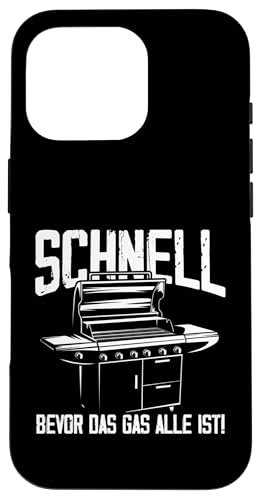 Schnell Gas Grillen Vatertag Spruch Für Männer Humor Papa Hülle für iPhone 16 Pro von Schnell Gas Grillen Vatertag Geschenk Papa
