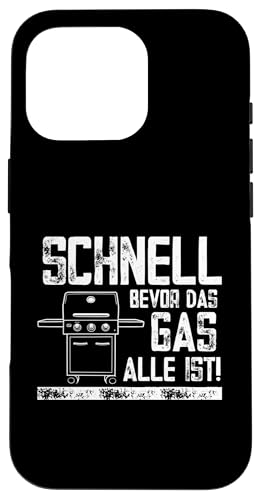 Schnell Gas Grillen Vatertag Spruch Für Männer Humor Papa Hülle für iPhone 16 Pro von Schnell Gas Grillen Vatertag Geschenk Papa