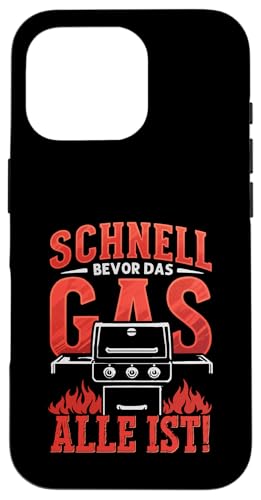 Schnell Gas Grillen Vatertag Spruch Für Männer Humor Papa Hülle für iPhone 16 Pro von Schnell Gas Grillen Vatertag Geschenk Papa