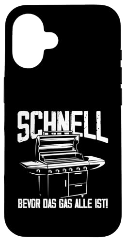 Schnell Gas Grillen Vatertag Spruch Für Männer Humor Papa Hülle für iPhone 16 von Schnell Gas Grillen Vatertag Geschenk Papa