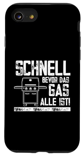 Schnell Gas Grillen Vatertag Spruch Für Männer Humor Papa Hülle für iPhone SE (2020) / 7 / 8 von Schnell Gas Grillen Vatertag Geschenk Papa