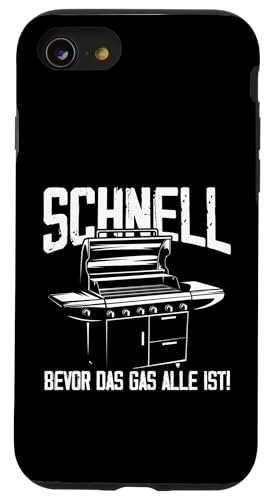 Schnell Gas Grillen Vatertag Spruch Für Männer Humor Papa Hülle für iPhone SE (2020) / 7 / 8 von Schnell Gas Grillen Vatertag Geschenk Papa