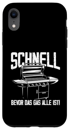 Schnell Gas Grillen Vatertag Spruch Für Männer Humor Papa Hülle für iPhone XR von Schnell Gas Grillen Vatertag Geschenk Papa