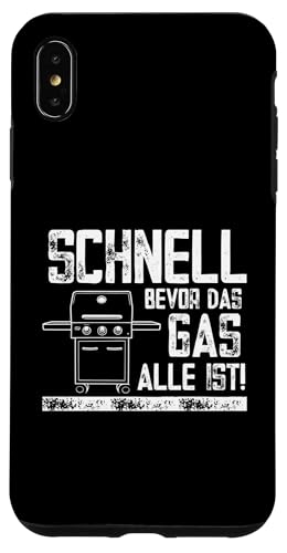 Schnell Gas Grillen Vatertag Spruch Für Männer Humor Papa Hülle für iPhone XS Max von Schnell Gas Grillen Vatertag Geschenk Papa