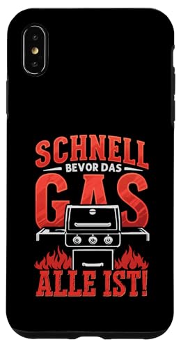 Schnell Gas Grillen Vatertag Spruch Für Männer Humor Papa Hülle für iPhone XS Max von Schnell Gas Grillen Vatertag Geschenk Papa