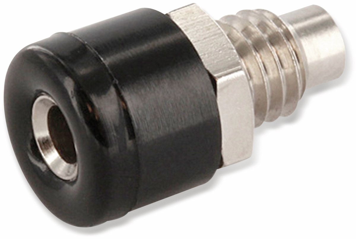 SCHNEPP Zwerg-Einbaubuchse, 2,6 mm, schwarz SCHNEPP Zwerg-Einbaubuchse, 2,6 mm, schwarz von Schnepp