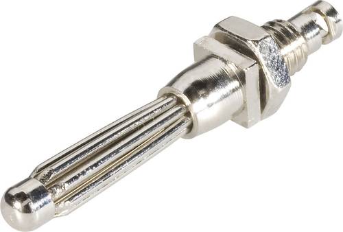 Schnepp EBBST Büschelstecker Stecker, Einbau vertikal Stift-Ø: 4mm Silber von Schnepp