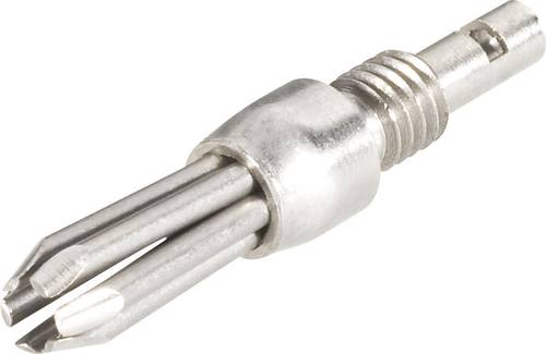 Schnepp N V2A 4000 Büschelstecker Stecker, gerade Stift-Ø: 4mm Silber 1St. von Schnepp