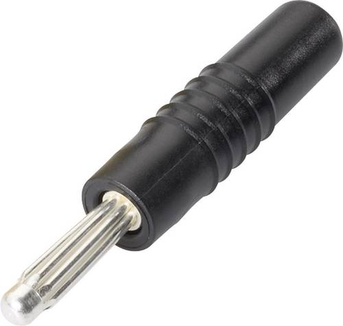 Schnepp S 4000 S Büschelstecker Stecker, gerade Stift-Ø: 4mm Schwarz von Schnepp