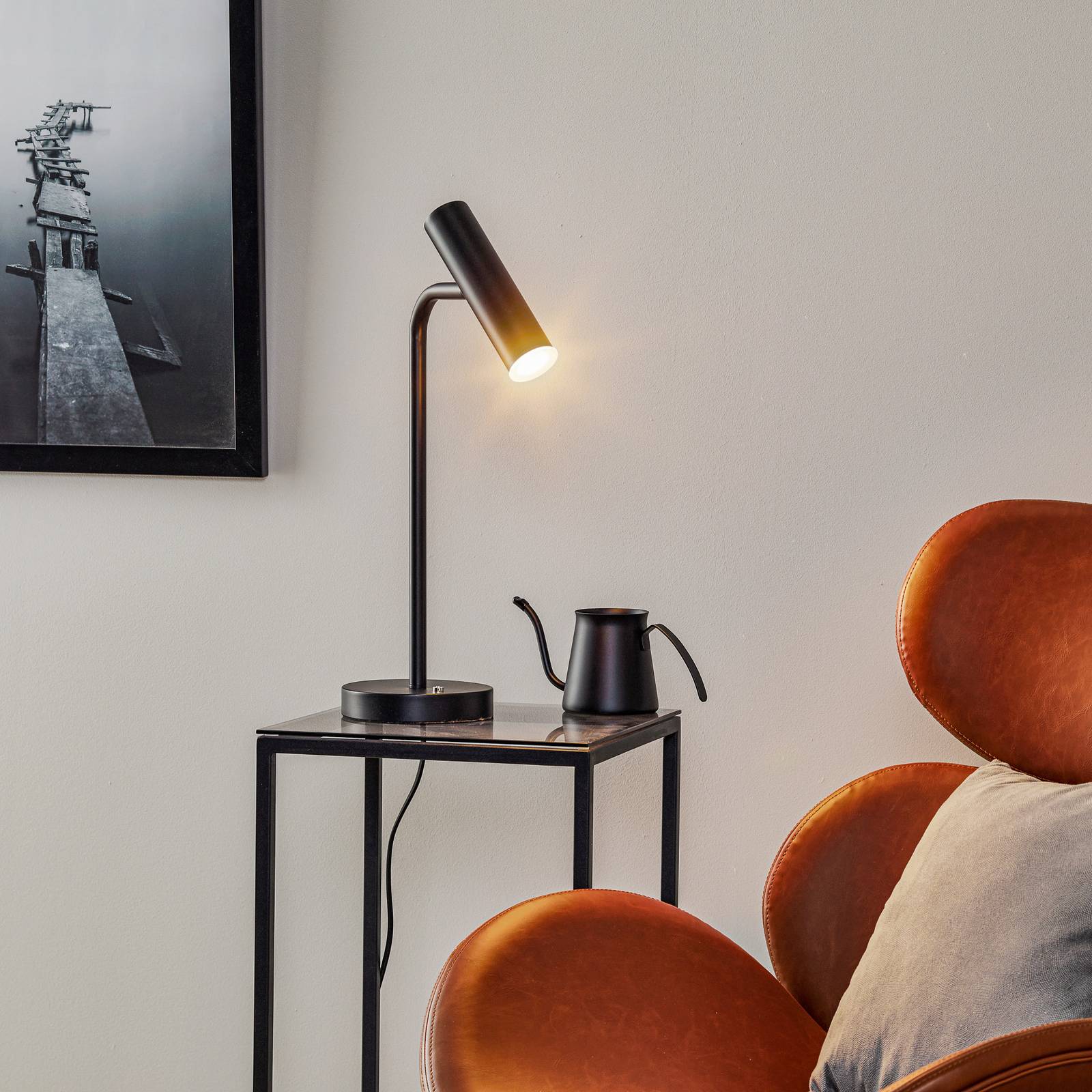 Schöner Wohnen Stina LED-Tischleuchte, schwarz von Schöner Wohnen