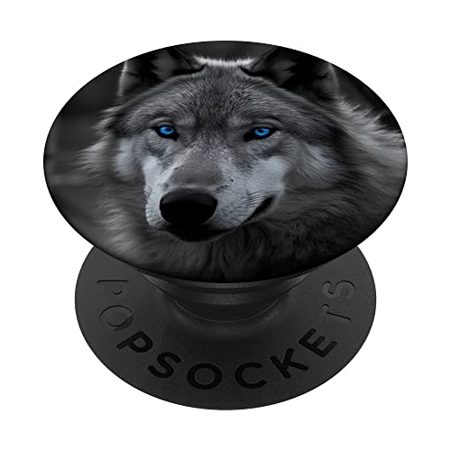 Wunderschönes Wolf Design für PopSockets mit austauschbarem PopGrip Wunderschönes Wolf Design für PopSockets mit austauschbarem PopGrip von Schönes Wolf porträt Design