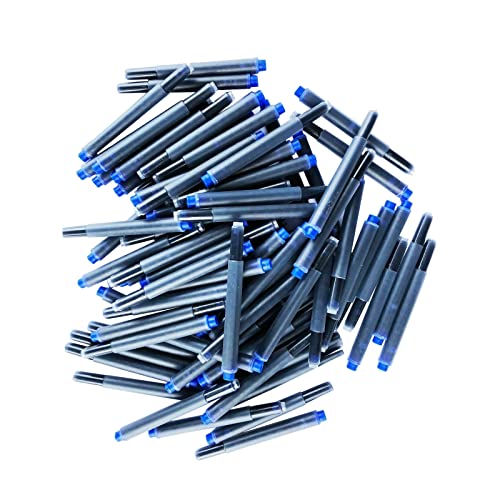 80 Universalpatronen Tintenpatrone geeignet für Lamy Herlitz Pelikan Online Farbe: königsblau von School-MaxX