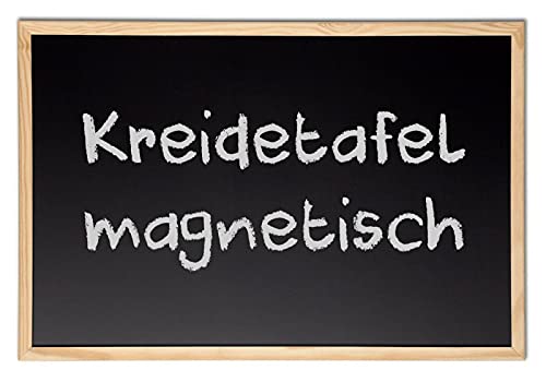 Kreidetafel Schultafel magnetisch, 30 x 40 cm mit Holzrahmen von School-MaxX