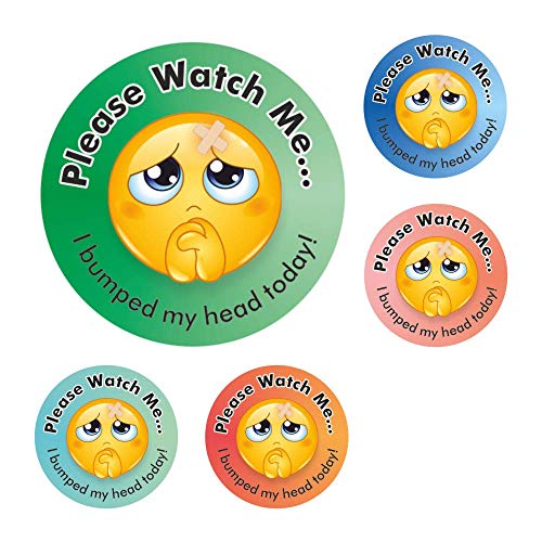 School Sticker Please Watch Me Bumped Head Aufkleber von School Stickers