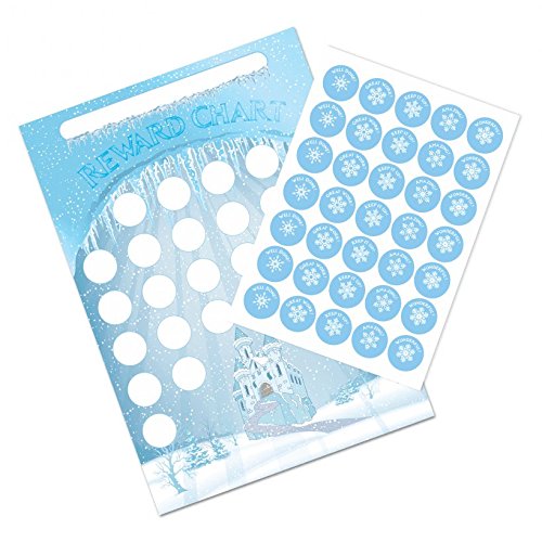 School Stickers A3 Ice Kingdom Belohnungstafel und 35 mm passende Aufkleber von School Stickers