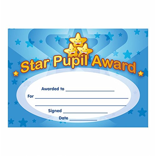 School Stickers A5 Star Pupil Award Lob Zertifikate von School Stickers